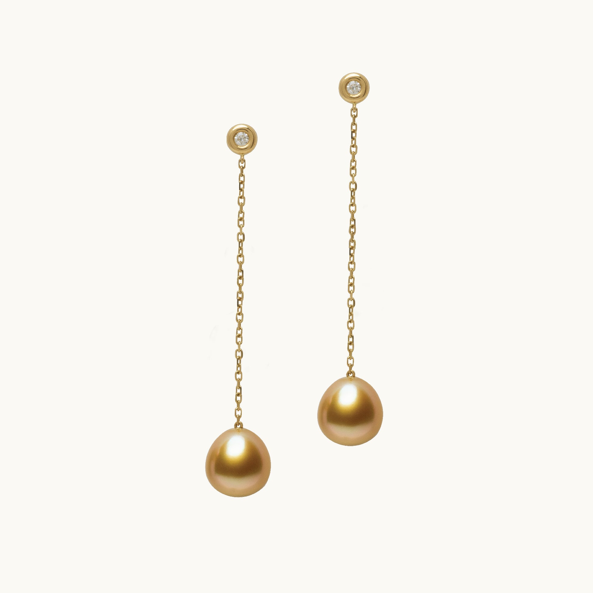Champagne Dangling Earrings