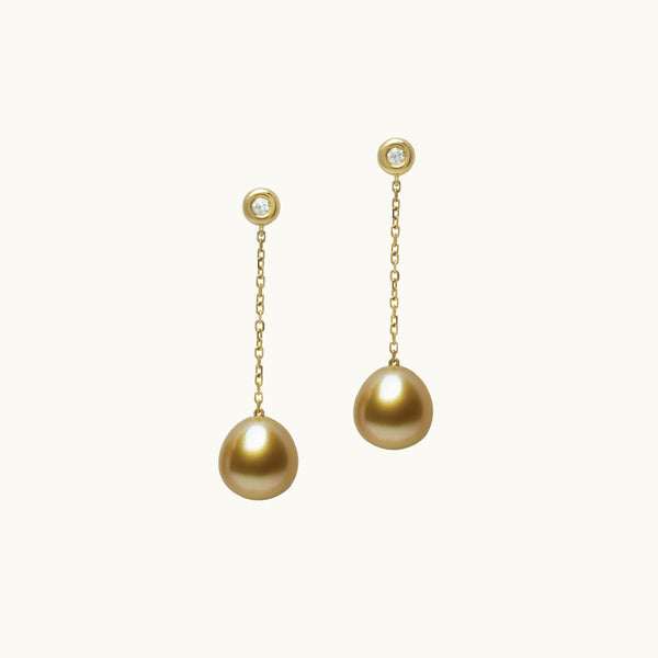 Champagne Dangling Earrings