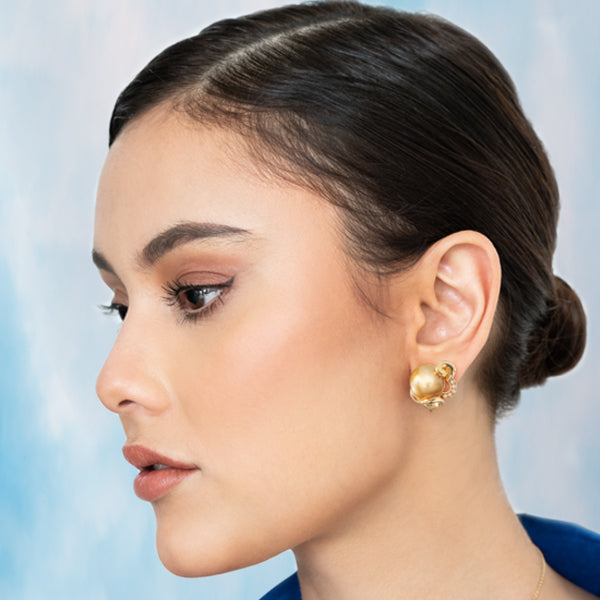 Golden Ruyi Earrings